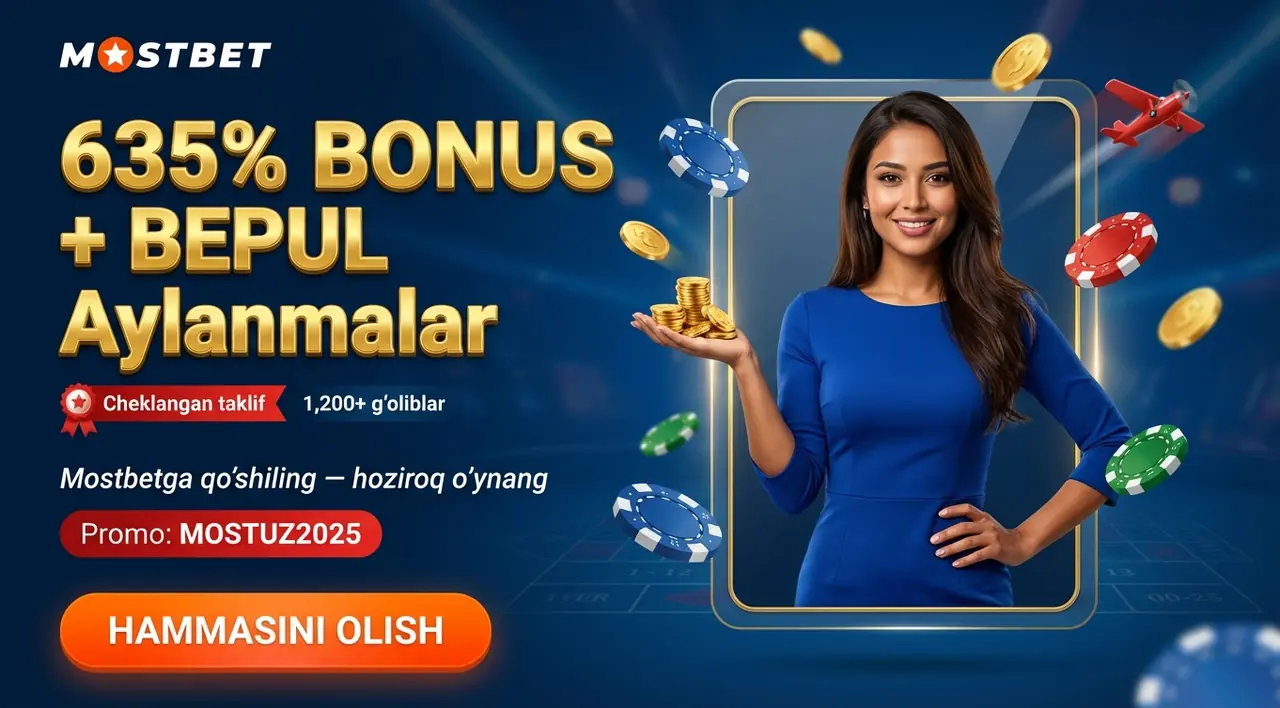 MOSTBET Промокод — Бонуслар ва Таклифларни Олиш