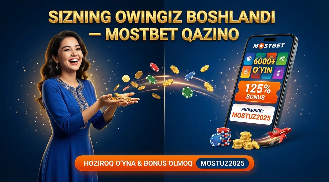 Mostbet Qazino: 6000+ O'yinlar va 125% Bonus