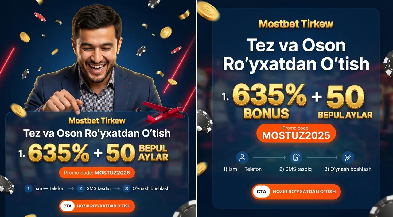 Mostbet Tirkew – Tez va Oson Ro'yxatdan O'tish